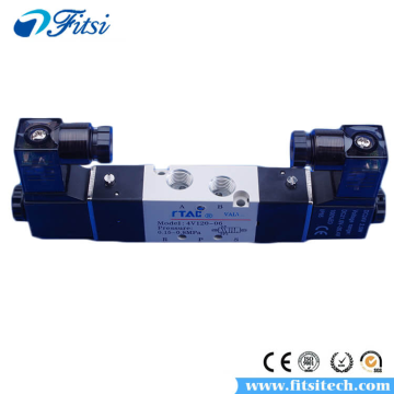 AirTAC 5 Way 2 Position Single Electrical Control Pneumatic Solenoid Air Valve 4V110-06 4V120-06